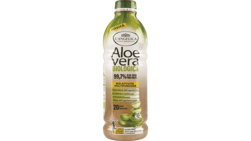 L'Angelica, Vitemine Aloe vera 100% succo puro con polpa biologico
