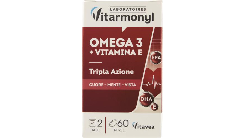 Laboratoires Vitarmonyl,Omega 3 funzione cardiaca 60 perle