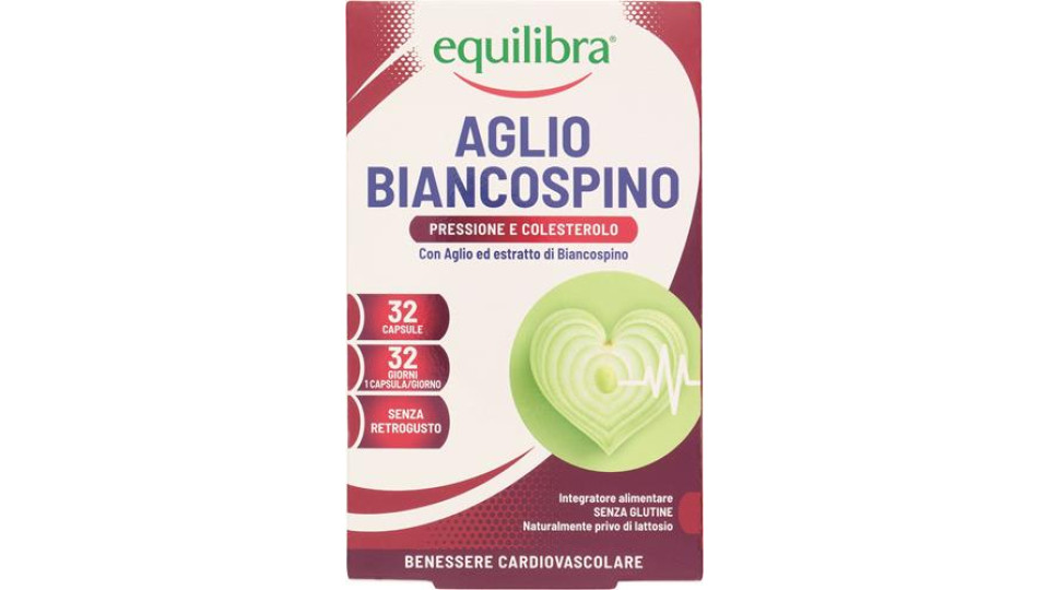 Equilibra Aglio Biancospino 32 Perle Vegetali