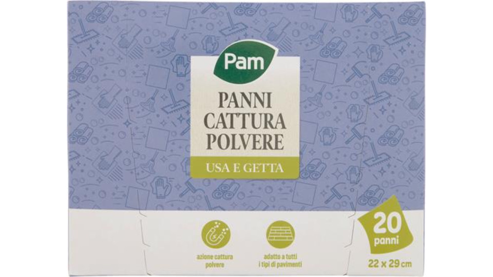 Panni Cattura Polvere 50x50 Cm 2 Pz