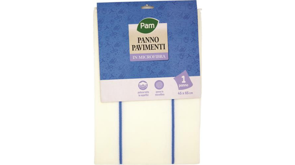 Panno Pavimenti Microfibra 65x45 Cm 1 Pz