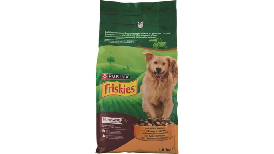 Purina, cane Friskies NutriSoft crocchette con pollo