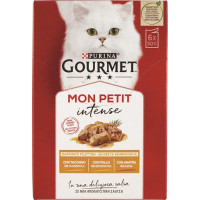 Purina, gatto Gourmet Mon Petit scelta deliziosa con carni delicate con anatra,pollo e tacchino