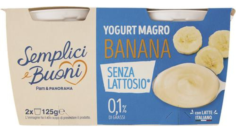 Senza Lattosio Yogurt alla Banana  ()