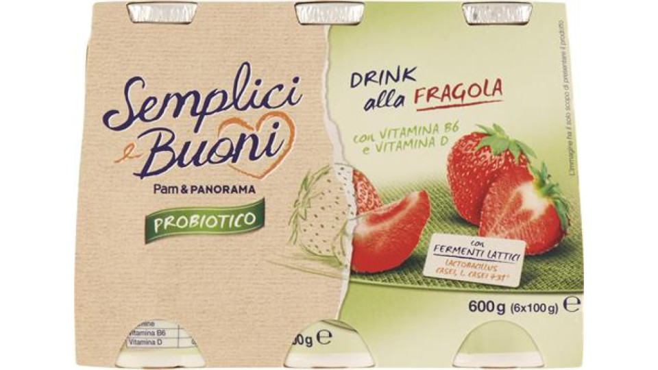 Probiotico Drink alla Fragola  (100g x 6)