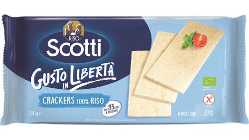 Scotti Crackers Di Riso Gr.200,biologici ,senza glutine