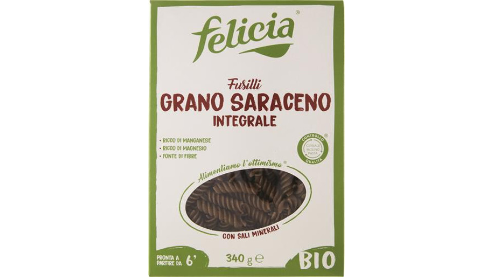felicia Fusilli Grano Saraceno Bio