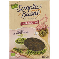 Senza Glutine Fusilli di Piselli Verdi Biologici