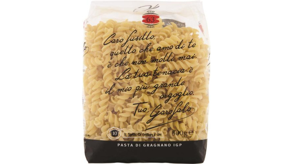 FUSILLI PASTA DI SEMOLA DI GRANO DURO