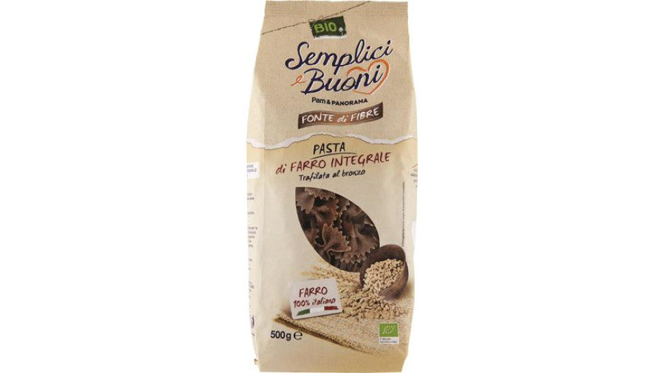 Ricchi di Fibre Farfalle di Farro Integrali Bio