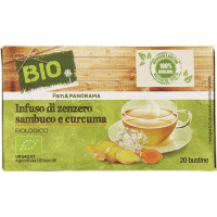 Infuso di Zenzero Sambuco e Curcuma 20 x 1,85 g
