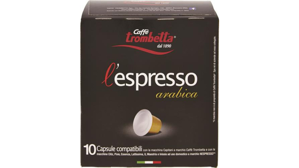 Caffè Trombetta Arabica In Cialde 18 Pz.