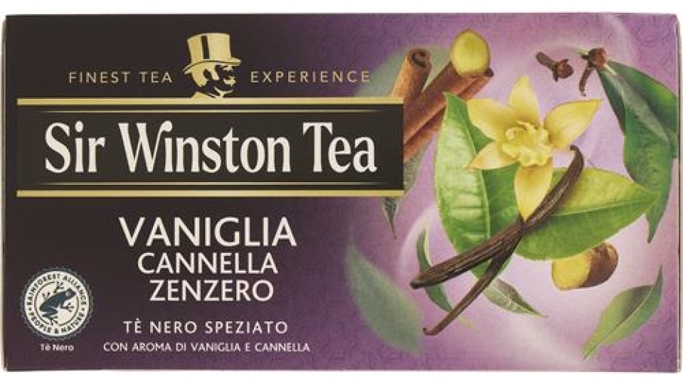 Vaniglia Cannella e Zenzero Tè Nero Spaziato