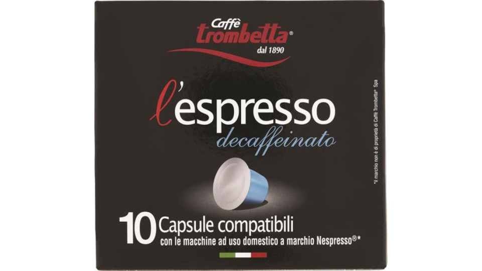 L'Espresso Decaffeinato Capsule 50 Pz
