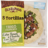 Old El Paso, tortillas Mexicanas de trigo