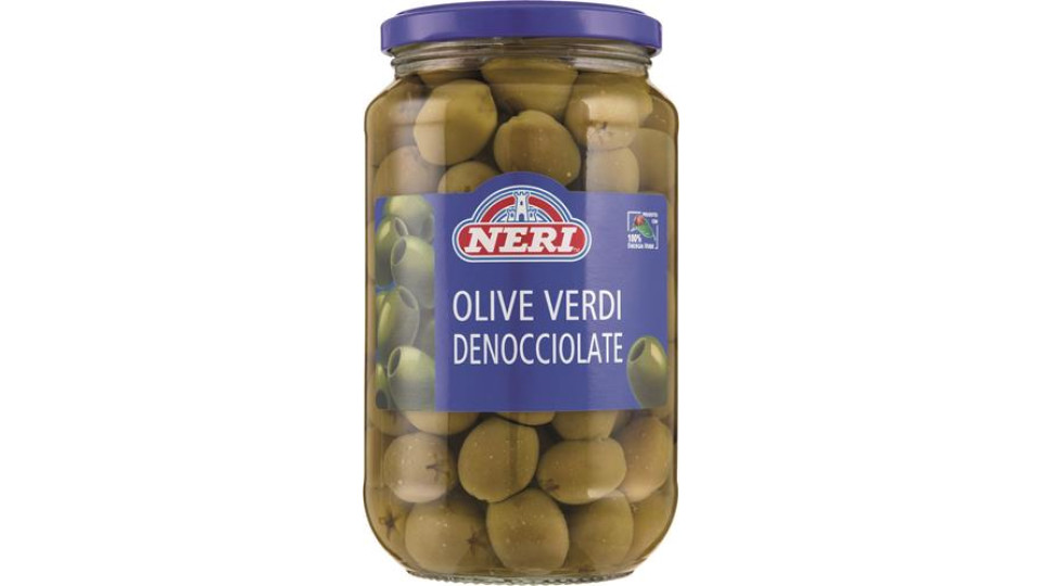Olive verdi denocciolate