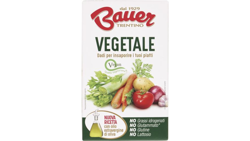Vegetale Dadi per Brodo con Sale Iodato 8 x 10 g