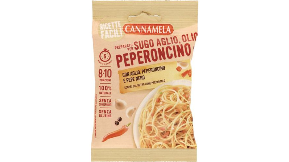 Preparato per Sugo Aglio, Olio e Peperoncino