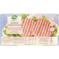 Hamburger di Prosciutto Cotto  (75g x 2)