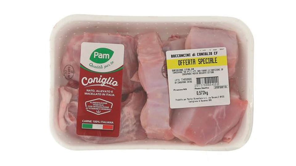 Bocconcini Di Coniglio 500 G Ca