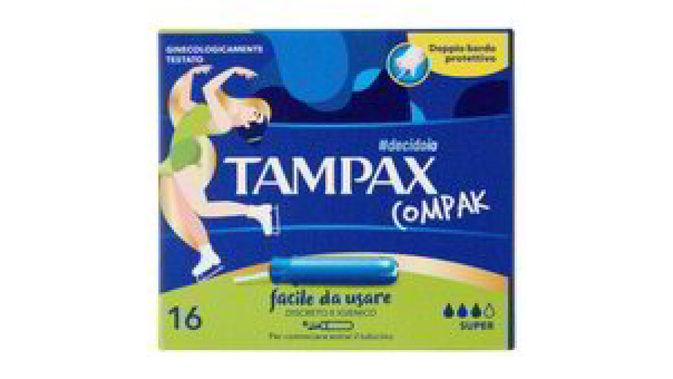 Tampax, Compak super assorbenti interni