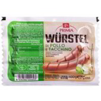 WURSTEL DI POLLO E TACCHINO