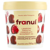 Franui Lamponi Cioccolato Bianco e al Latte 150g