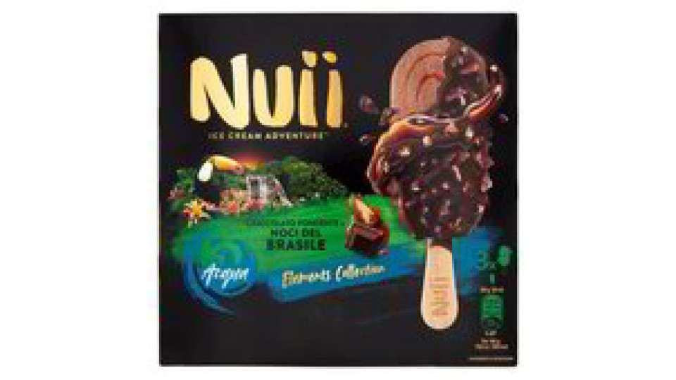 NUII CIOCCOLATO FONDENTE E NOCI DEL BRASILE X3