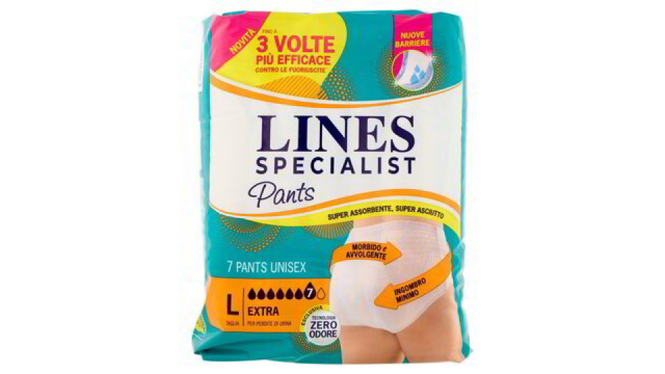 PANTS PLUS UNISEX TG.L 7 PEZZI