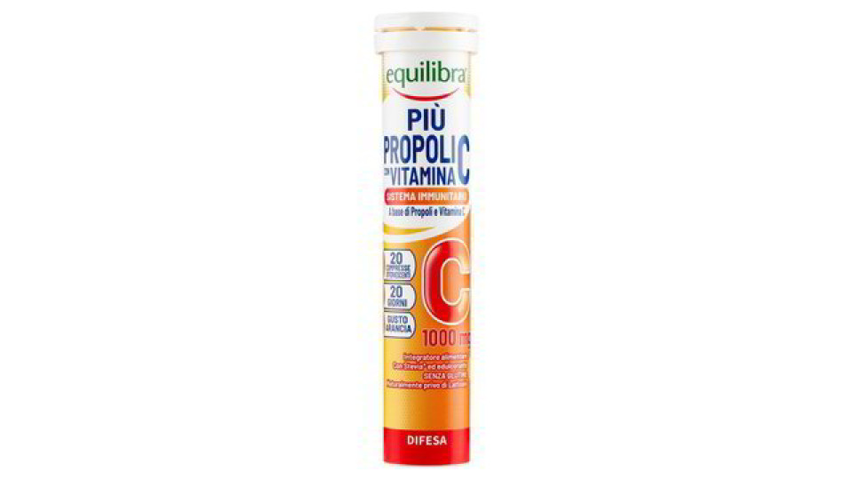 PIÙ PROPOLI E VITAMINA C 20 COMPRESSE