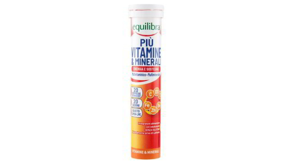 PIU VITAMINE E MINERALI 20 COMPRESSE