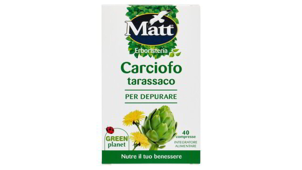 CARCIOFO TARASSACO 40 COMPRESSE