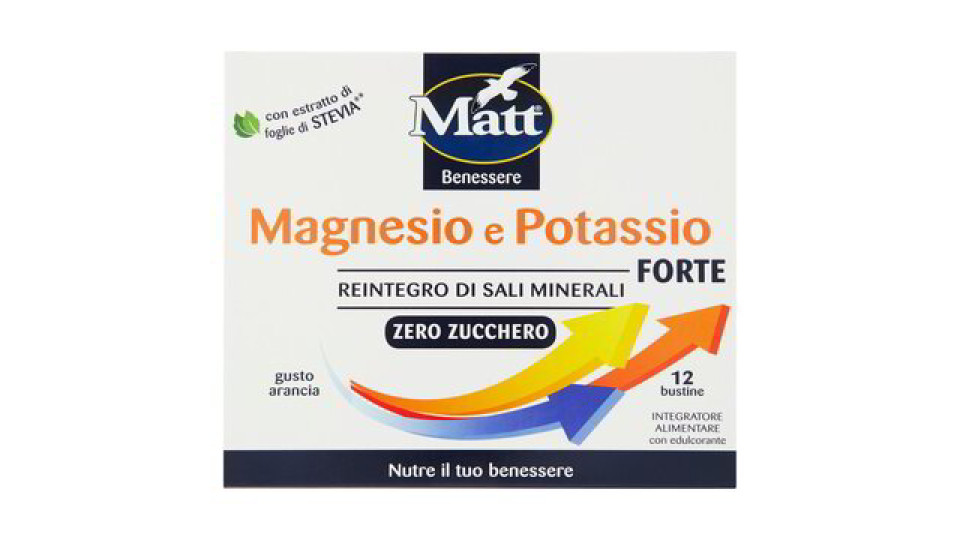 MAGNESIO E POTASSIO FORTE 12 BUSTINE