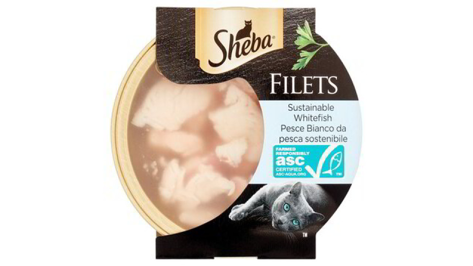 SHEBA FILETS DI PESCE BIANCO IN LATTIA DA 60GR