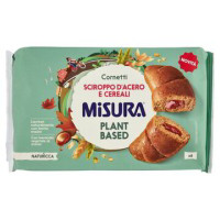 Misura Naturìcca Cornetti Sciroppo d'Acero e Cereali Plant Based 6 x 49,7 g