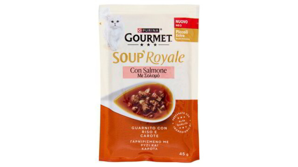 PURINA GOURMET Soup Royale con Salmone 45g