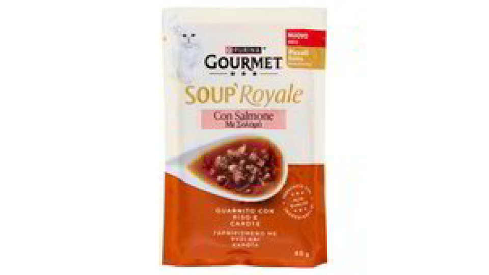 PURINA GOURMET Soup Royale con Salmone 45g
