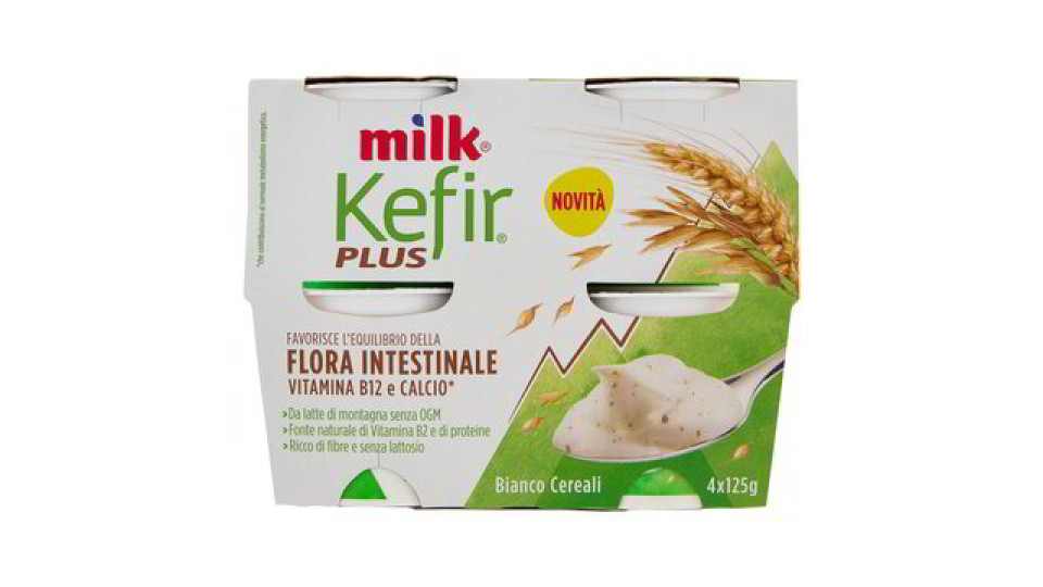 Milk Kefir Plus Bianco Cereali 6 x 100 g
