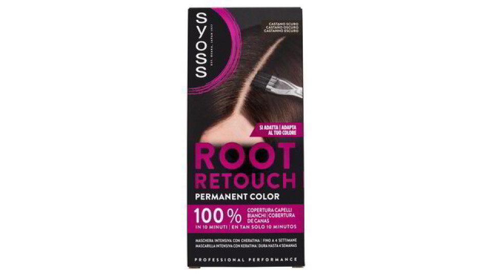Syoss Root Retouch Permanent Color Castano Scuro