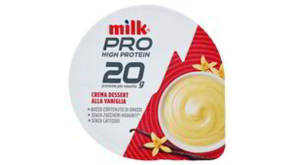 Milk Pro High Protein 20g Crema Dessert alla Vaniglia 200 g