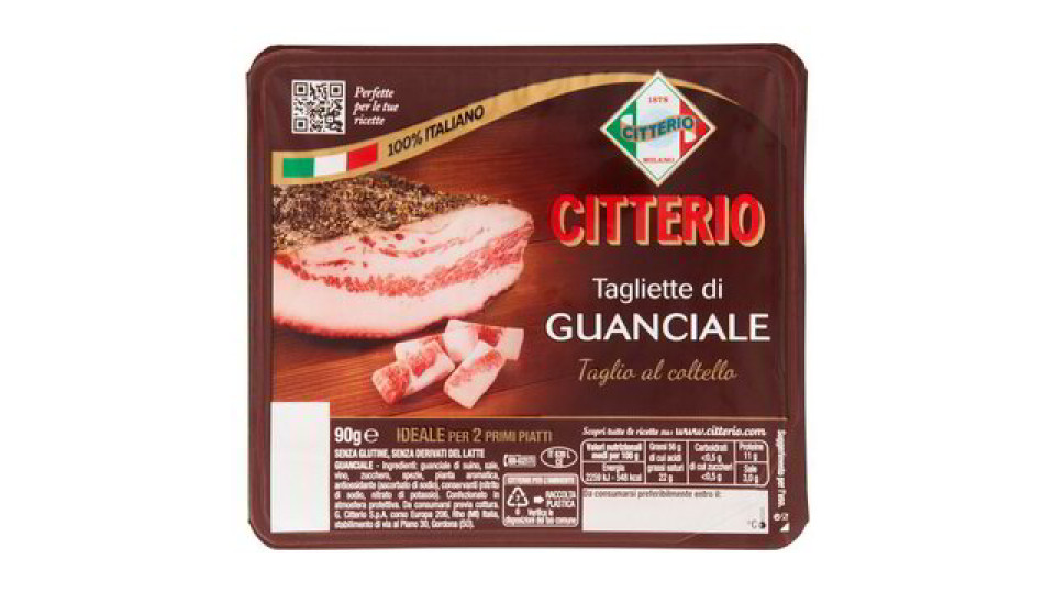 Citterio Tagliette di Guanciale 90 g