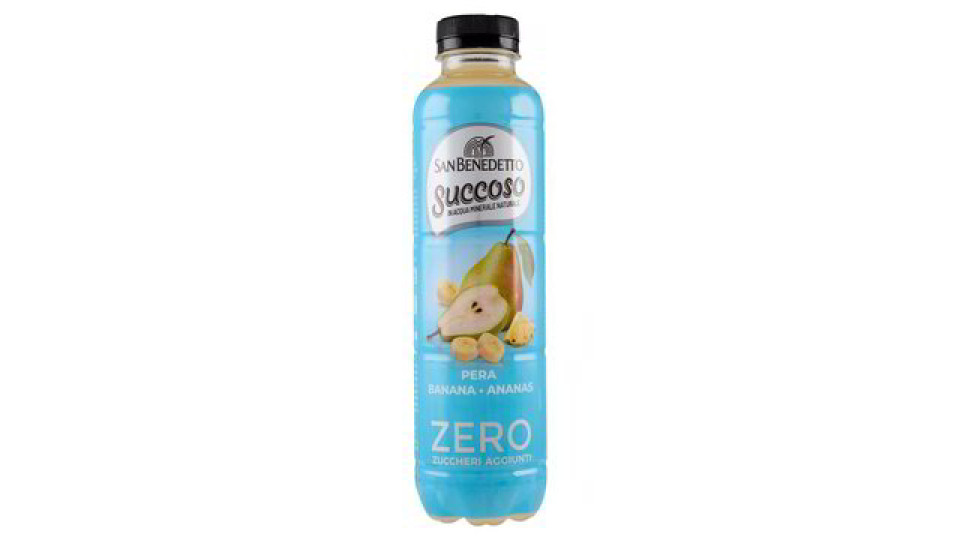 San Benedetto Succoso Zero Pera Banana Ananas 0,90 L