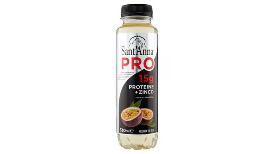 Sant'Anna Pro 15g Proteine + Zinco Gusto Tropical 330 ml