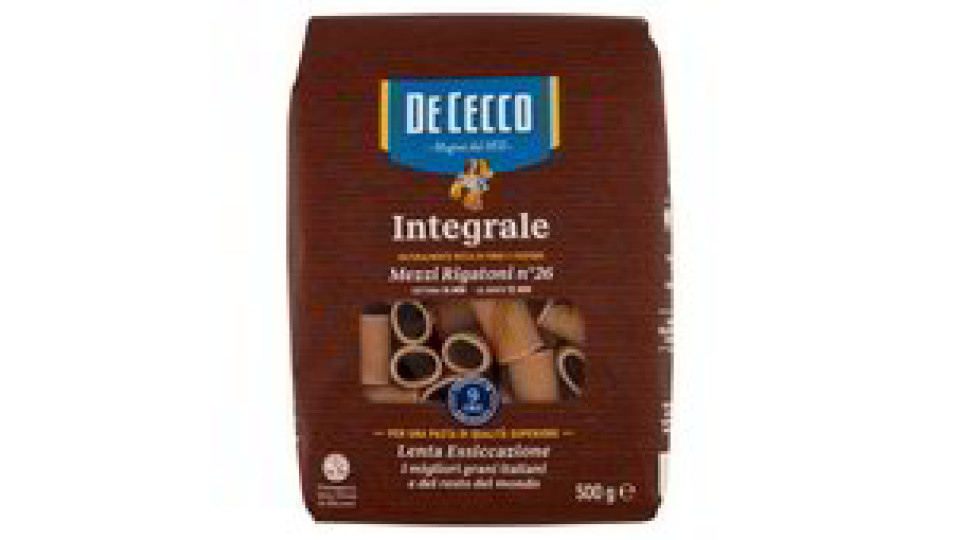 De Cecco Mezzi Rigatoni n°26 500 g