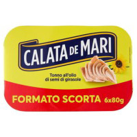 Calata de Mari Tonno all'olio di semi di girasole 12 x 80 g