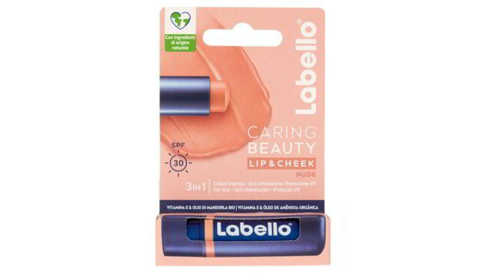 Labello Caring Beauty Lip & Cheek Nude SPF 30 4,8 g