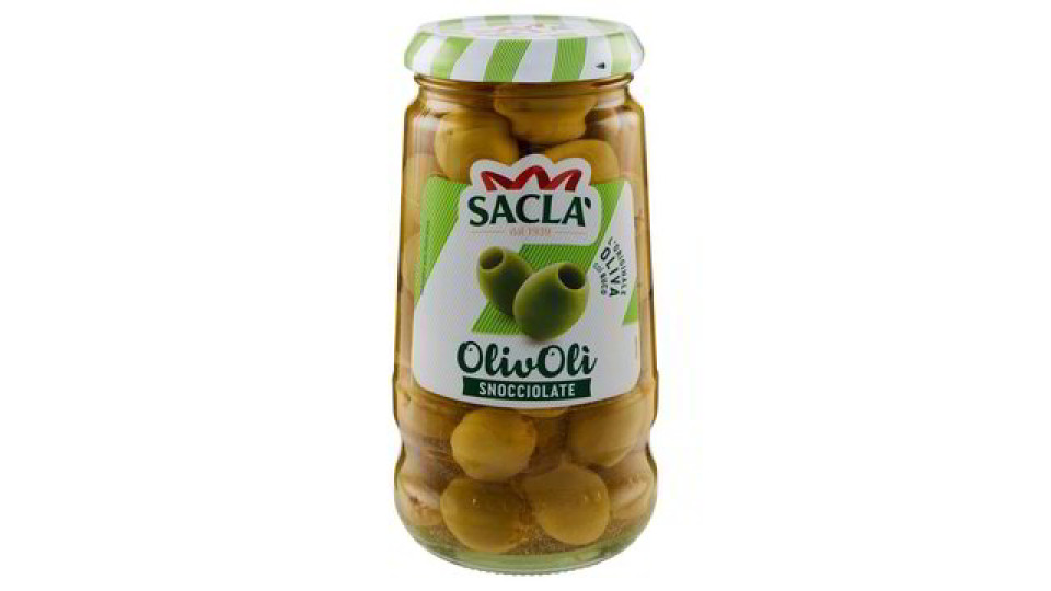 Saclà Snack! Olive Verdi Snocciolate 30 g
