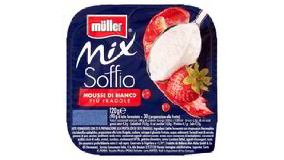 YOGURT MOUSSE BIANCO E FRAGOLA