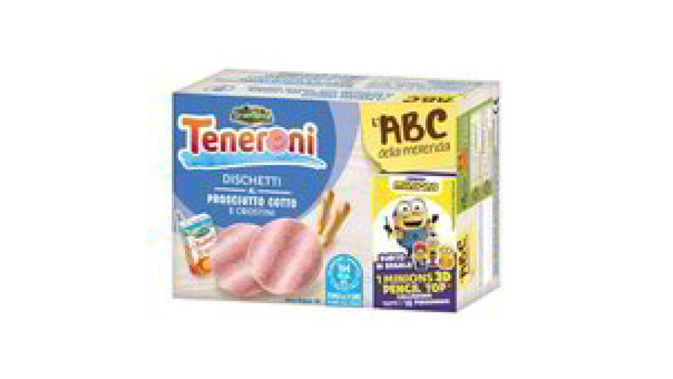Teneroni l'ABC della merenda Dischetti al Prosciutto Cotto e Crostini