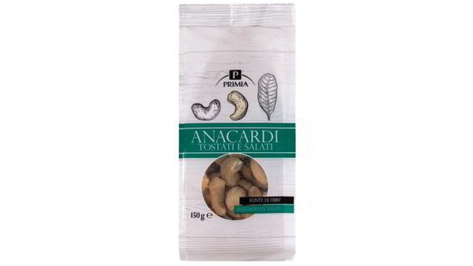 ANACARDI TOSTATI E SALATI